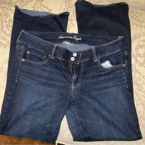 American eagle size 14 boot cut jeans
